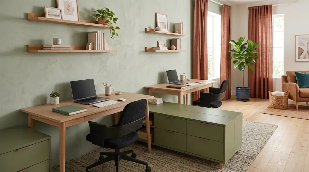 small room office ideas for two