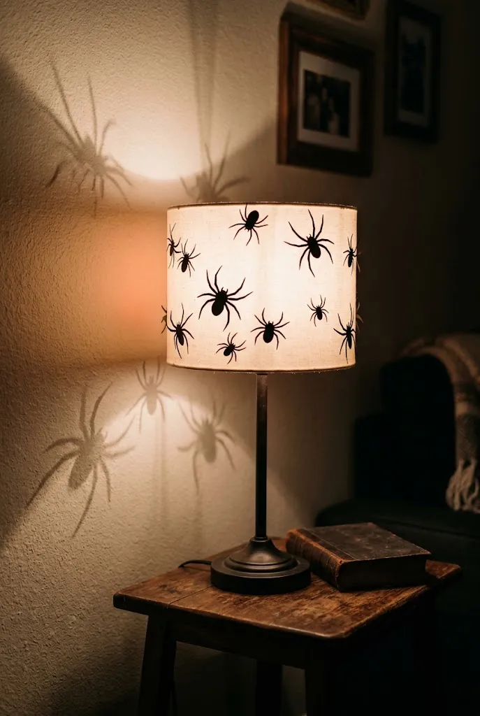 Spider Lampshade Trick