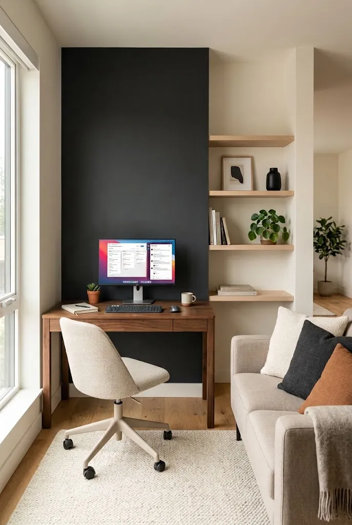 Two-Tone Office Corner