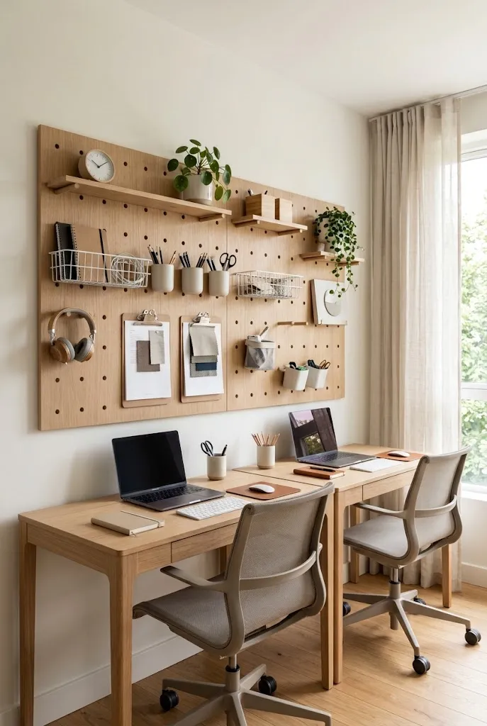 Wall-Mounted Pegboards