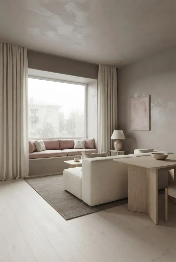 Warm Gray and Blush