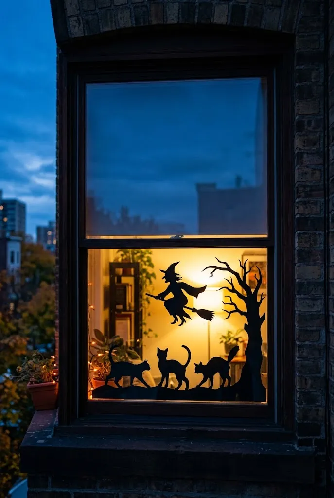 Window Silhouette Scene