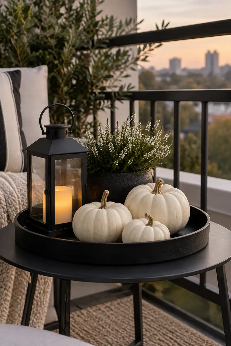 Monochrome Pumpkin Tray