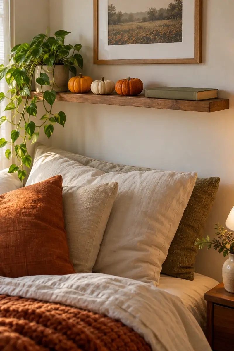 Mini Pumpkin Shelf