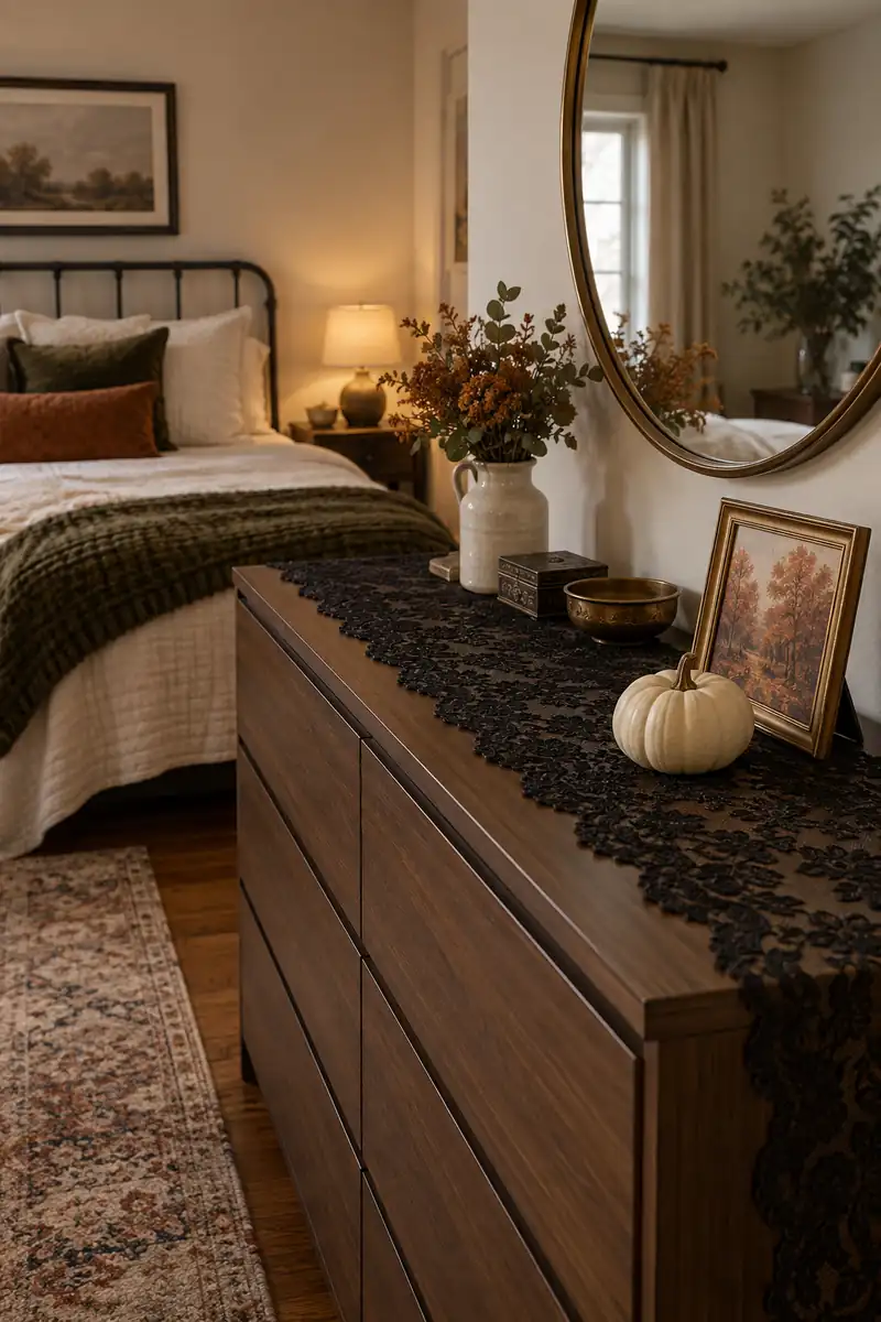 Black Lace Runner