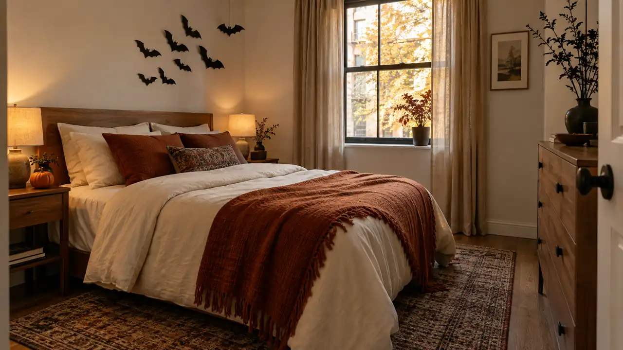 Halloween decor ideas for a small bedroom