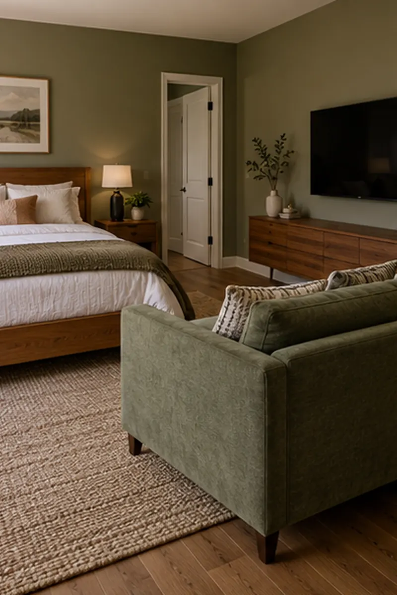 Angled Sofa Layout