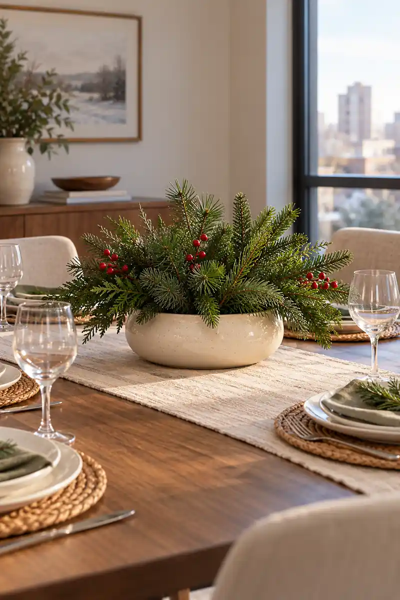 Low Evergreen Arrangement