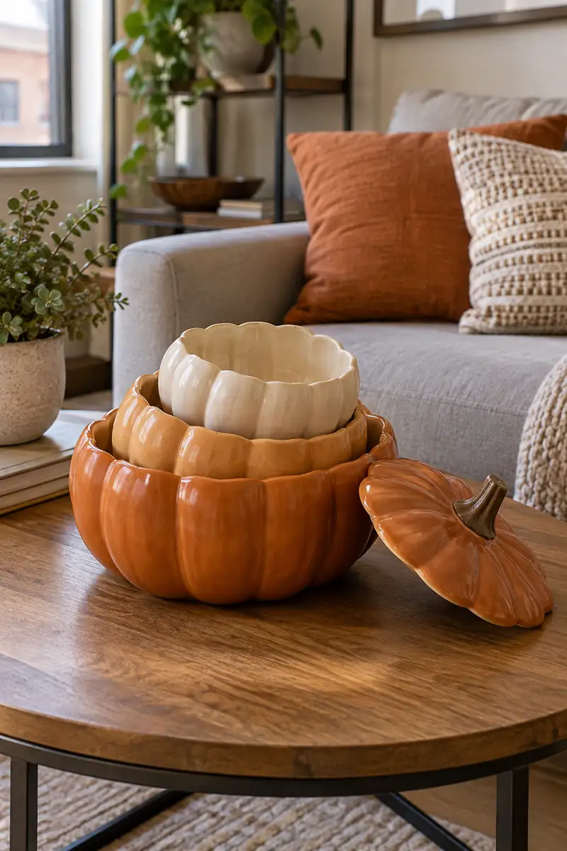 Nesting Pumpkin Set