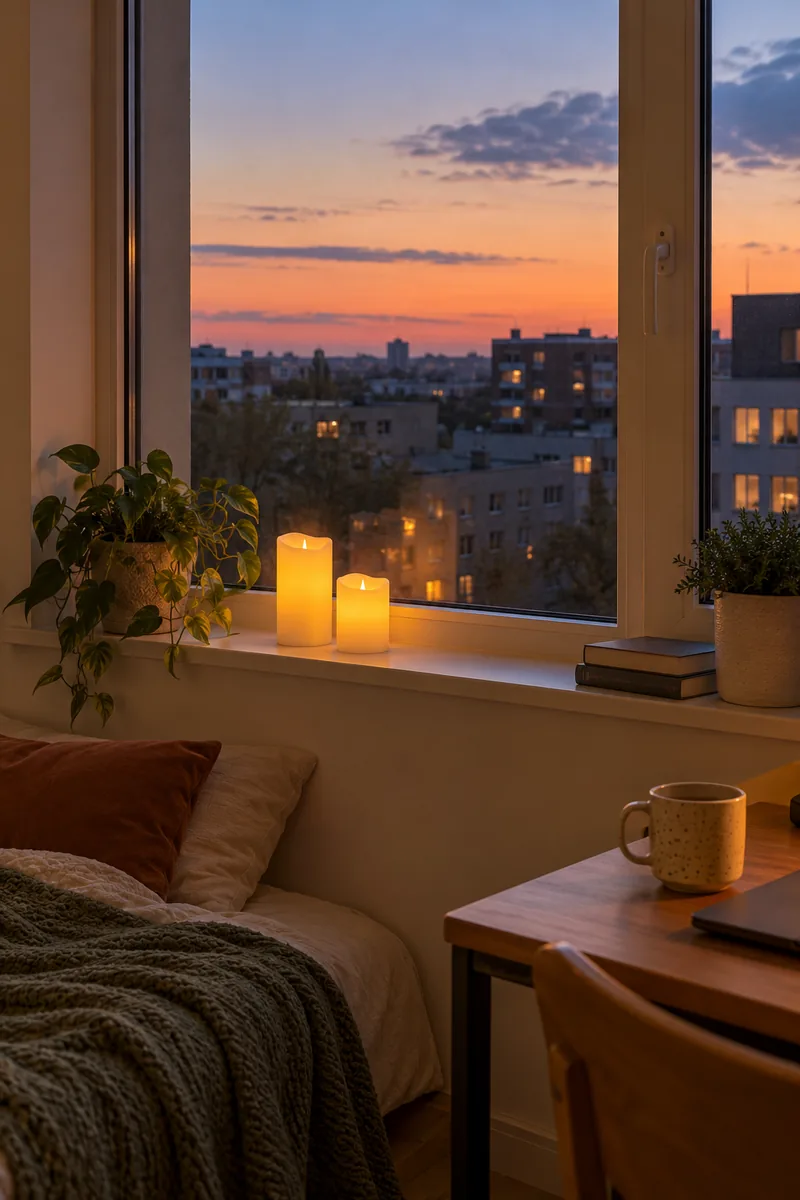 Flameless Window Glow