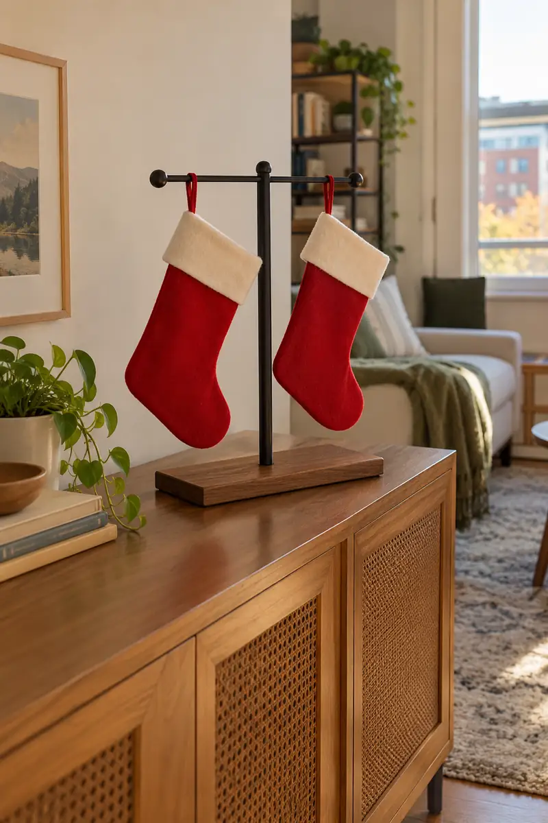 Stockings On A Stand