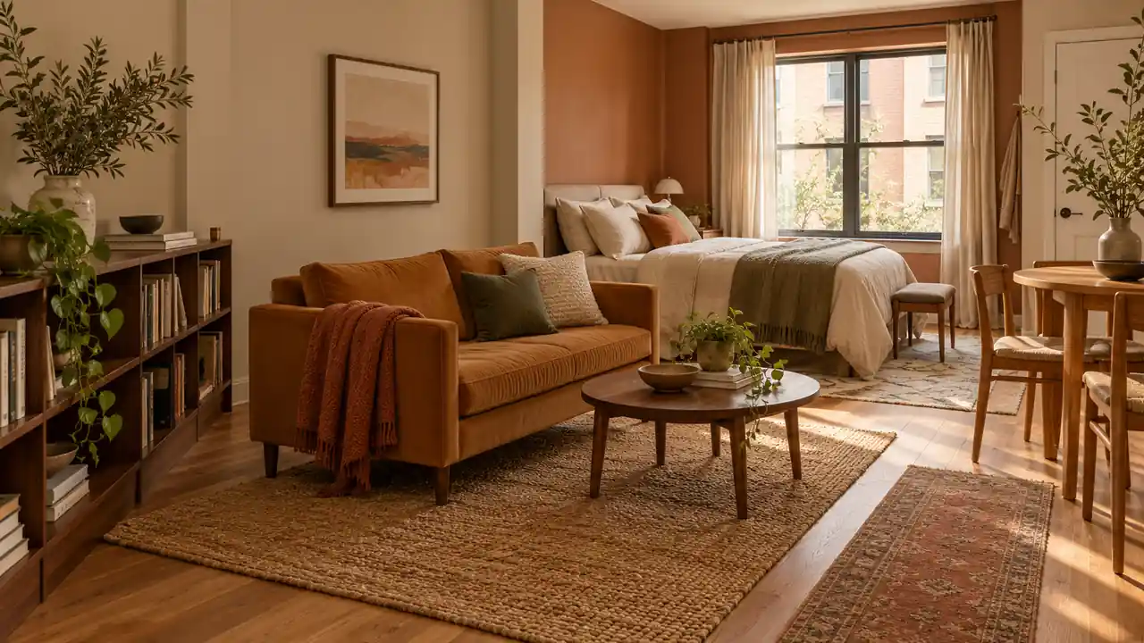 cozy studio apartment inspiration