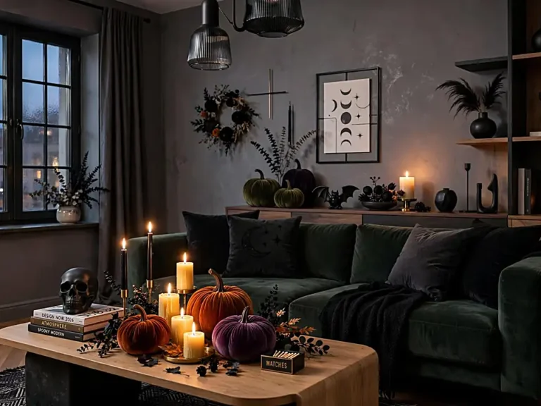halloween decor ideas for living room apartment