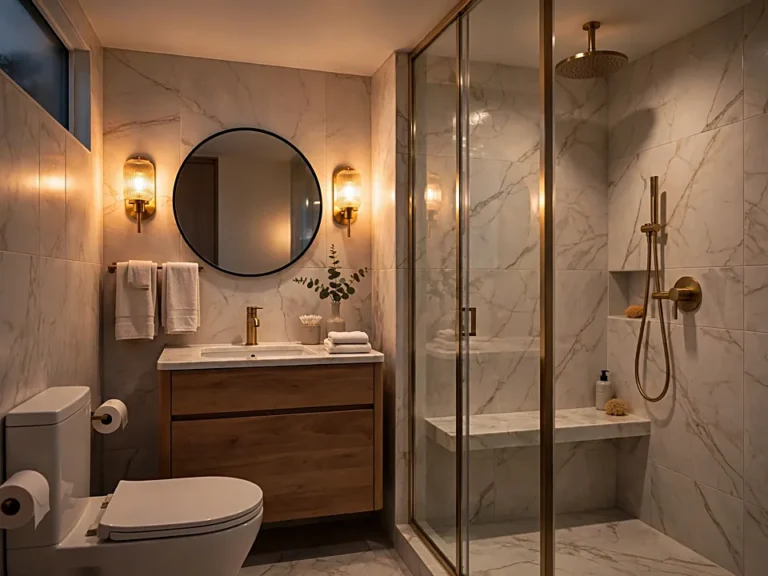 Small Room Attached Bathroom Designs