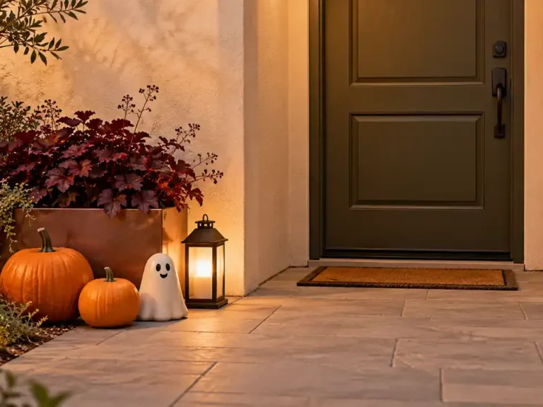 apartment halloween decor outdoor
