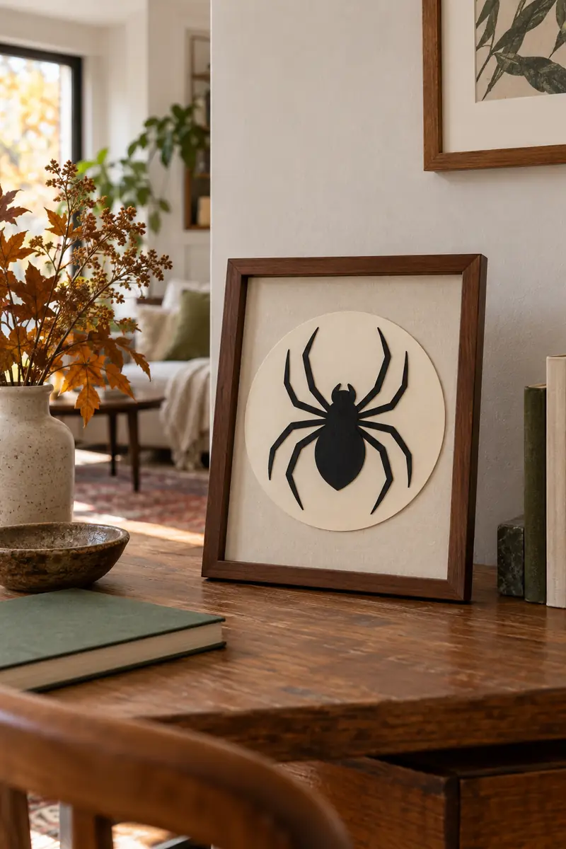 Paper Spider Silhouette