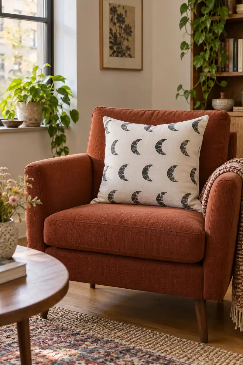 Stamped Cushion Cover