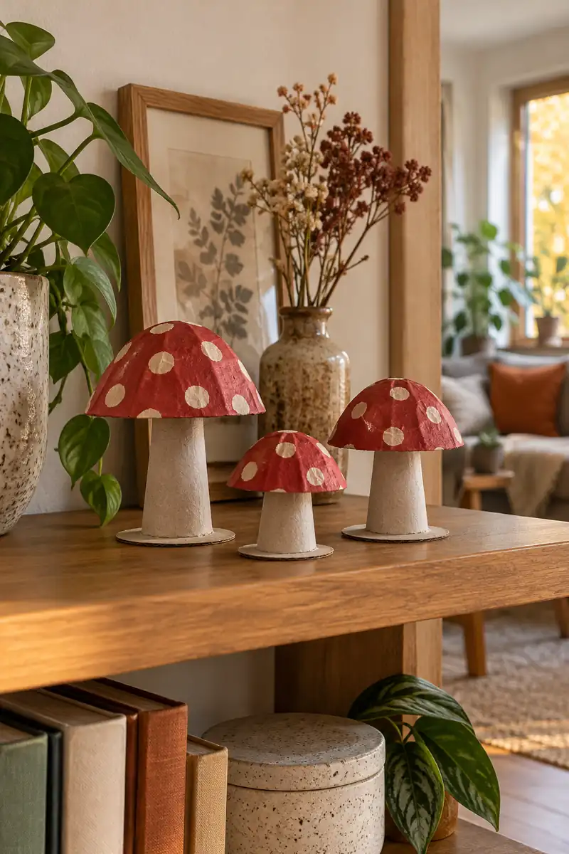 Egg Carton Toadstools