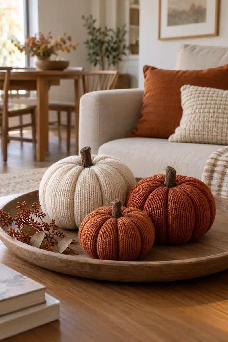 Sock Pumpkin Trio