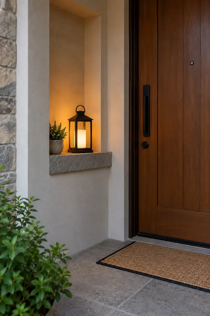 Enclosed Lantern Corner