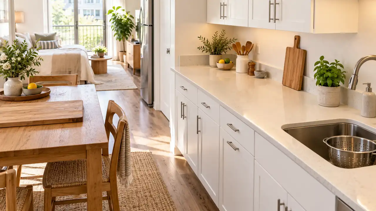kitchen ideas for studio apartment