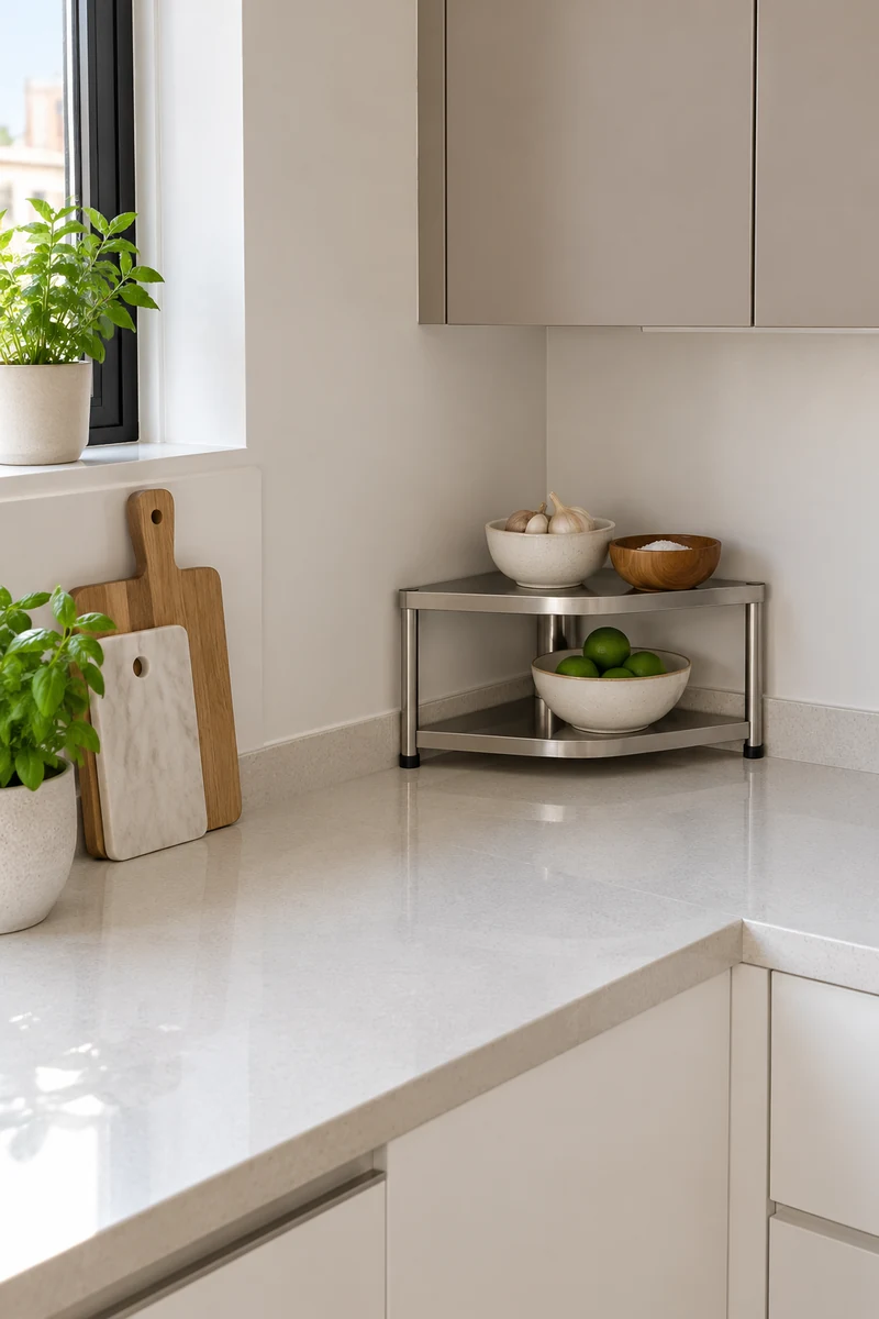 Corner Staging Shelf