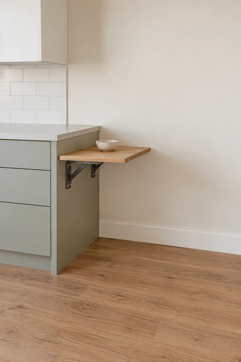 End-Panel Drop Shelf