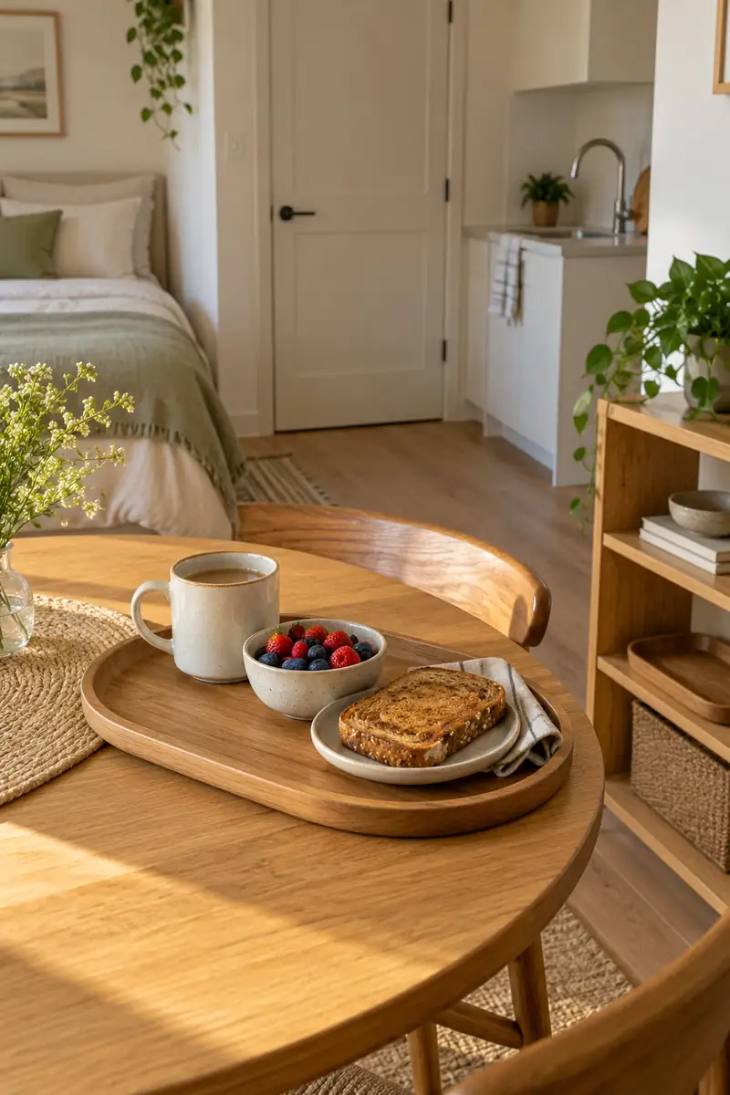 Breakfast Tray Station