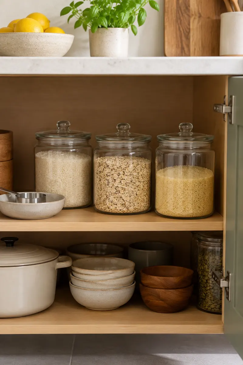 Portioned Grain Jars