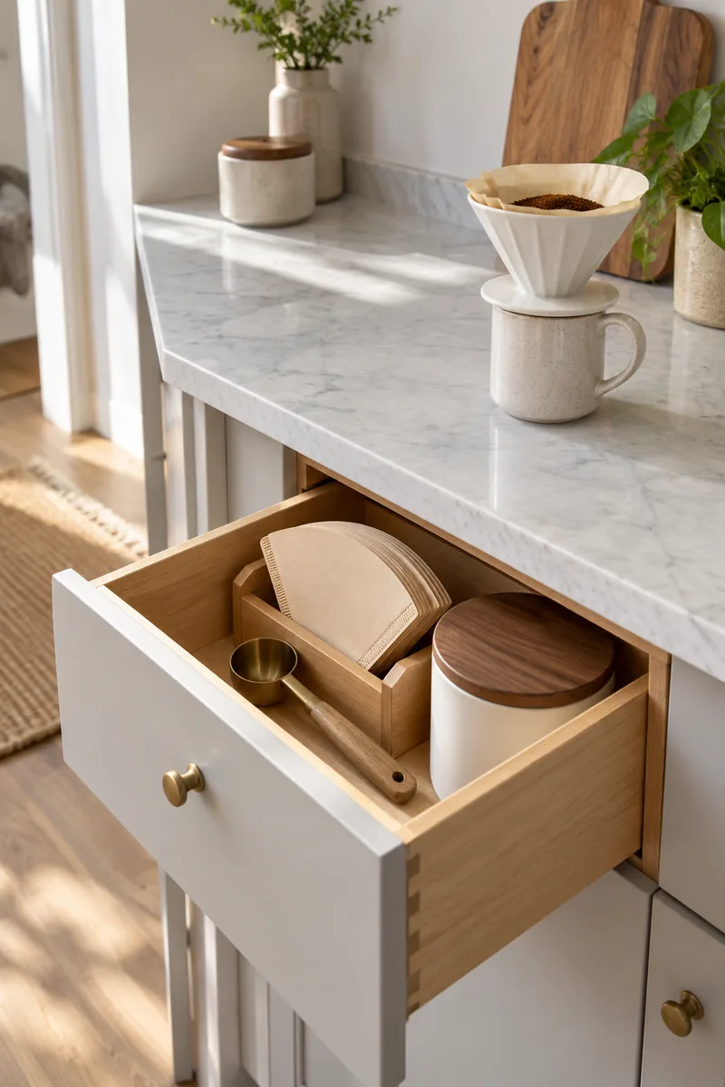 Coffee Filter Drawer