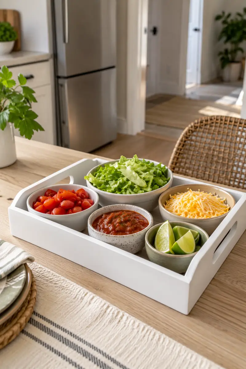 Taco Topping Caddy