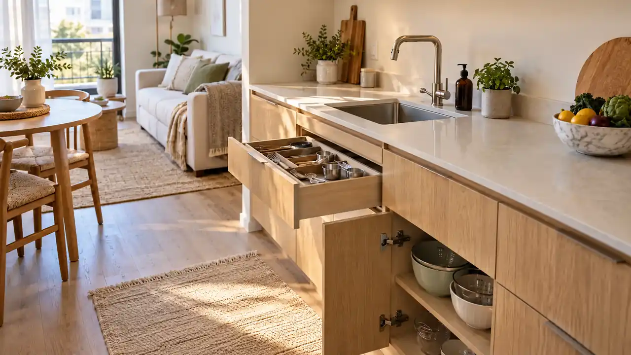 studio apartment with kitchen ideas