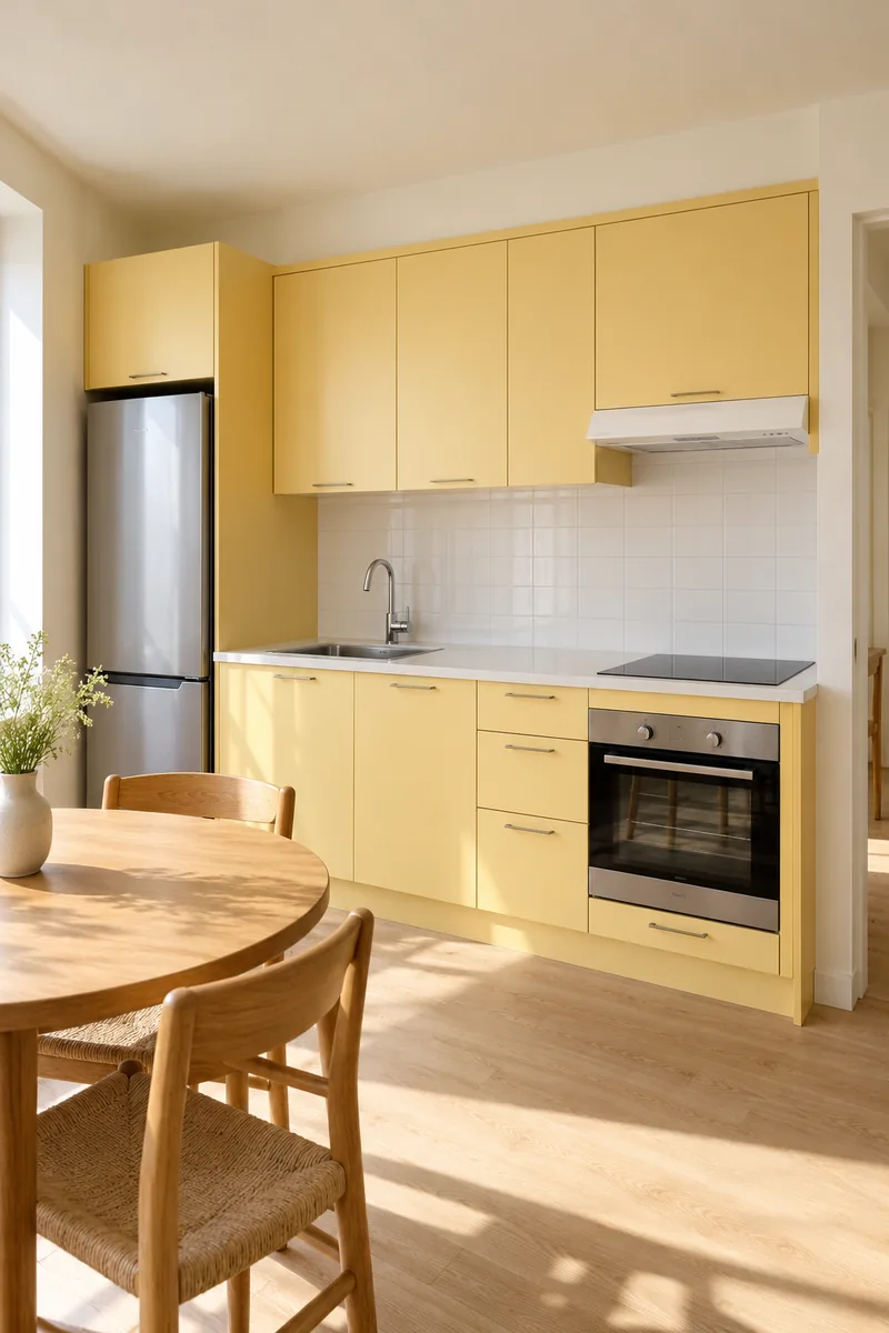 Sunny Yellow Kitchenette