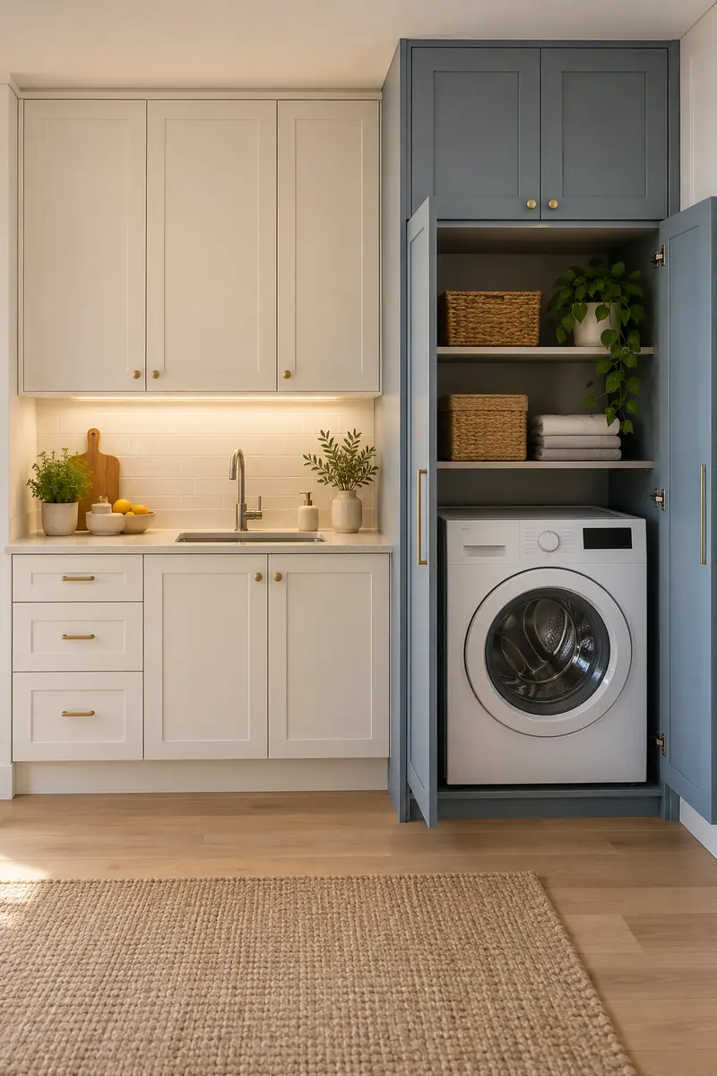 Two Tone Cabinet Run