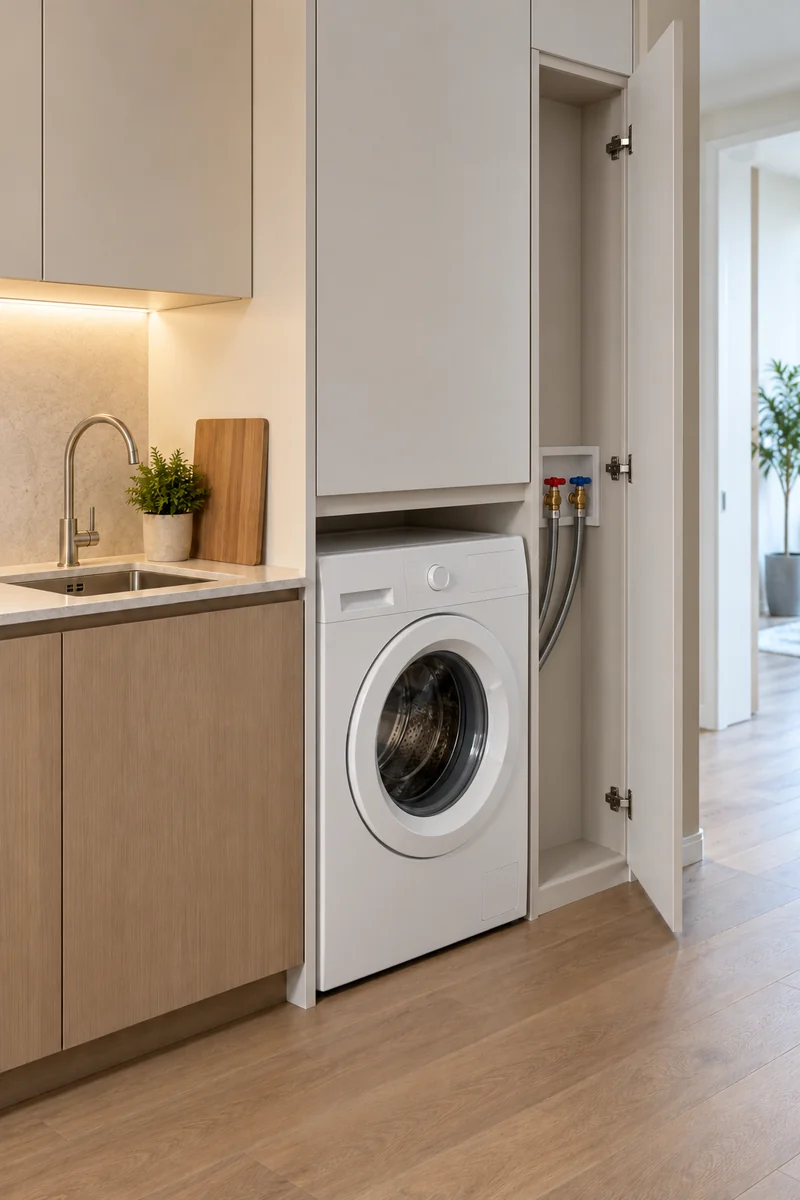 Reachable Laundry Connections