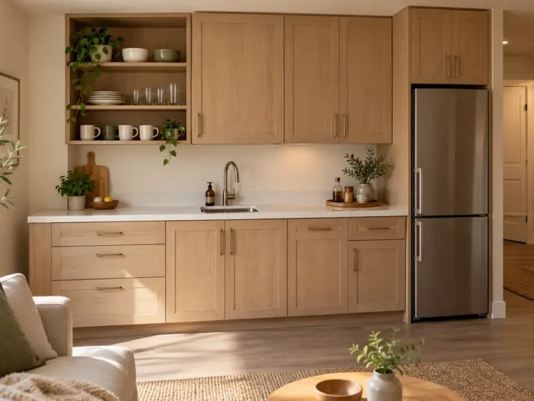 studio apartment kitchenette