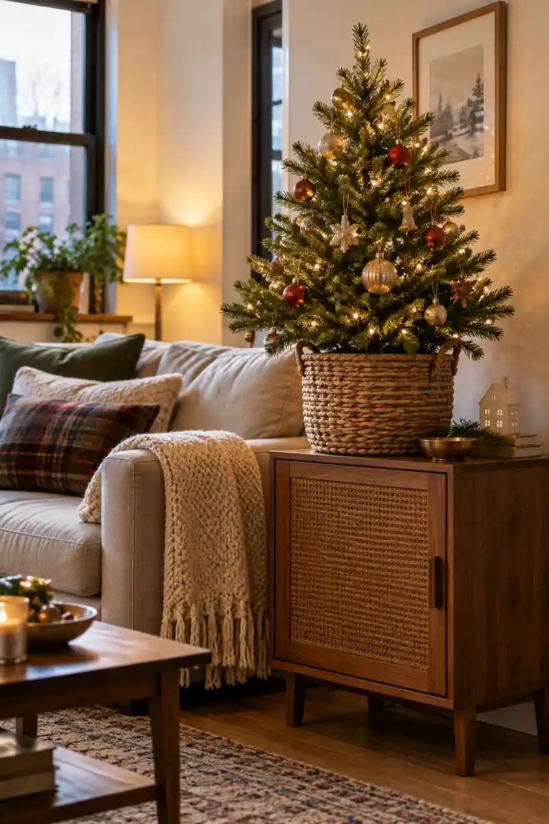 Tabletop Tree Basket