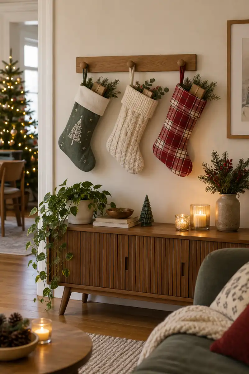 Mantel Free Stockings