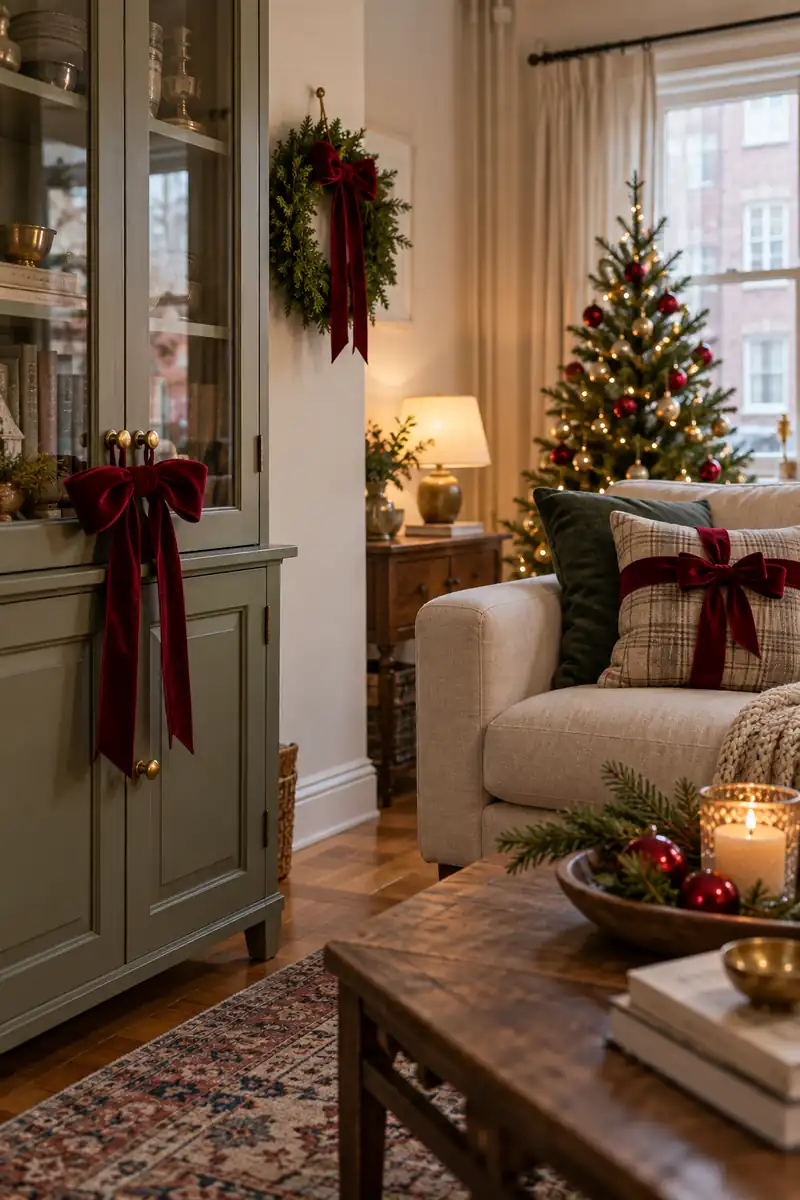 Red Ribbon Accents