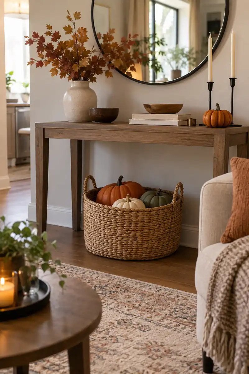 Pumpkin Basket Display