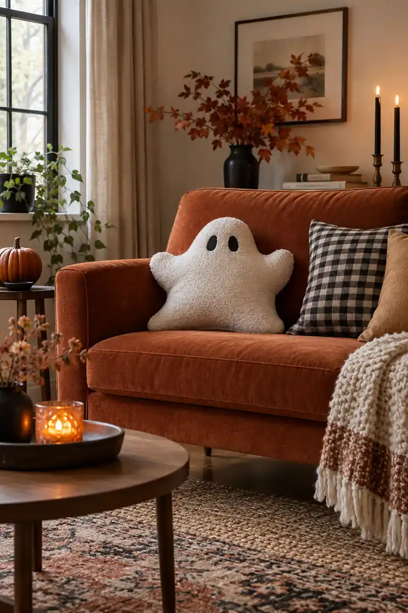 Ghost Pillow Accent