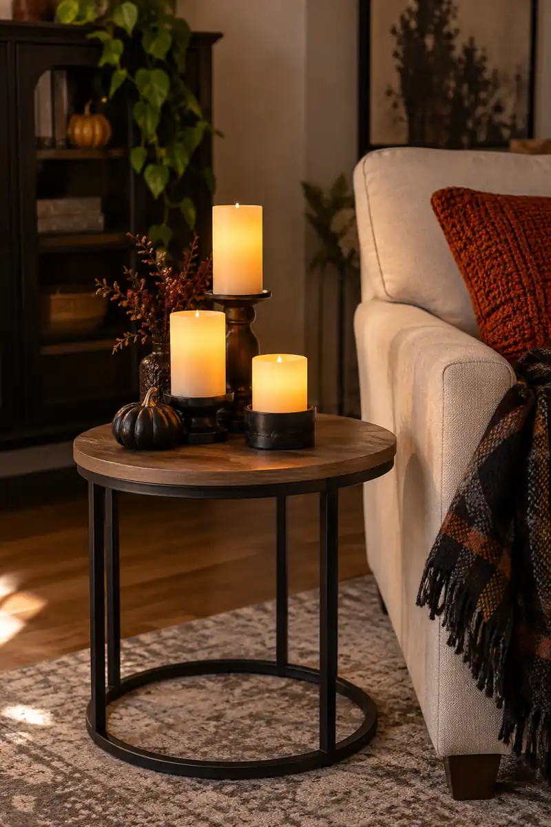 Candlelit Side Table