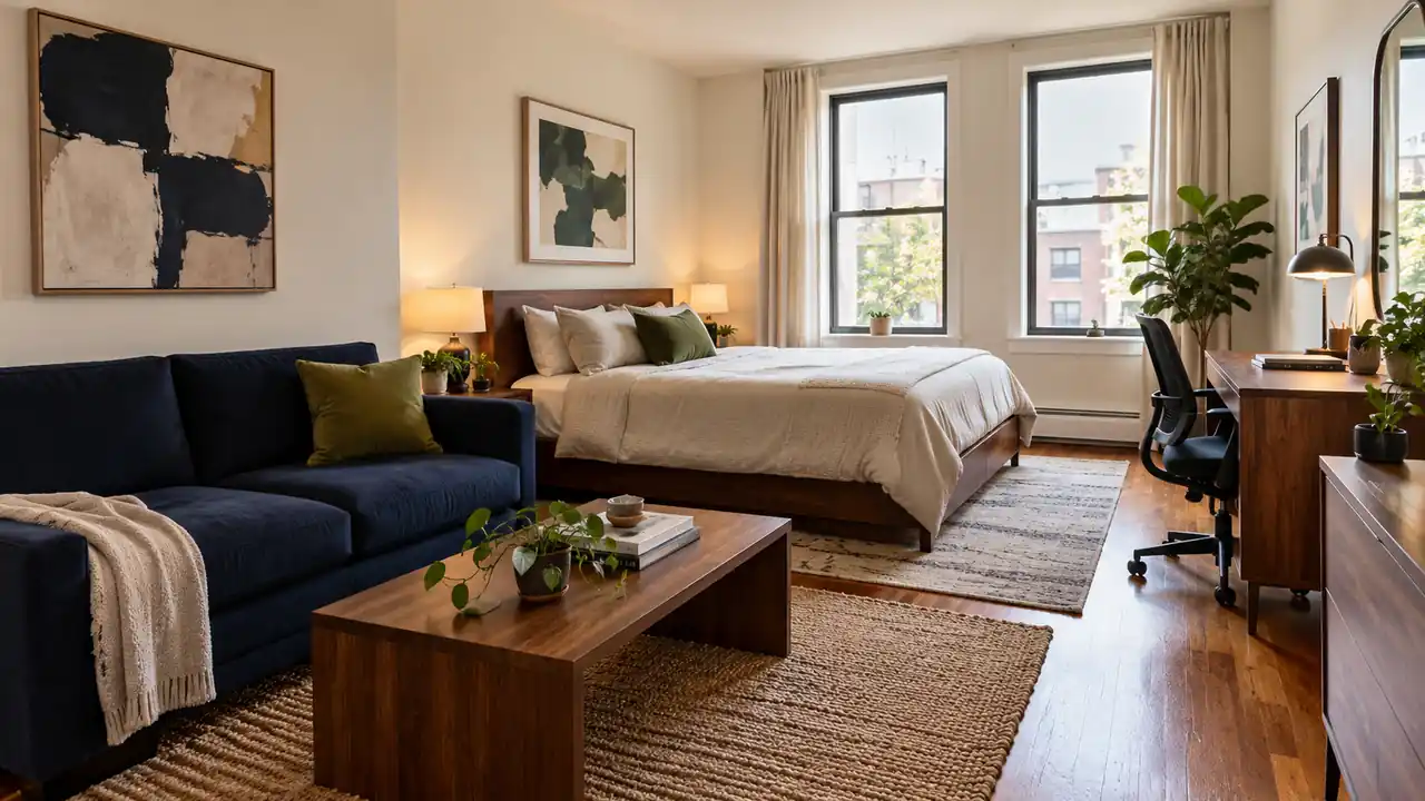 studio apartment ideas for men