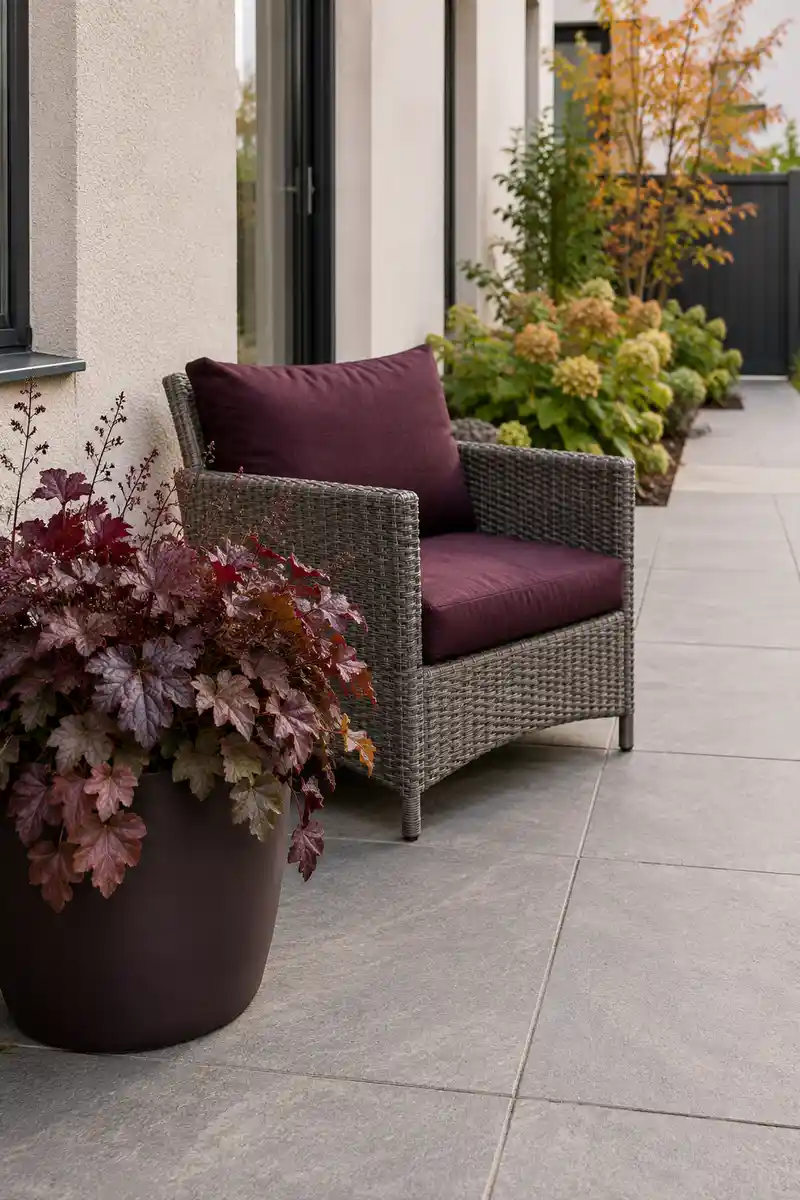 Plum Patio Corner
