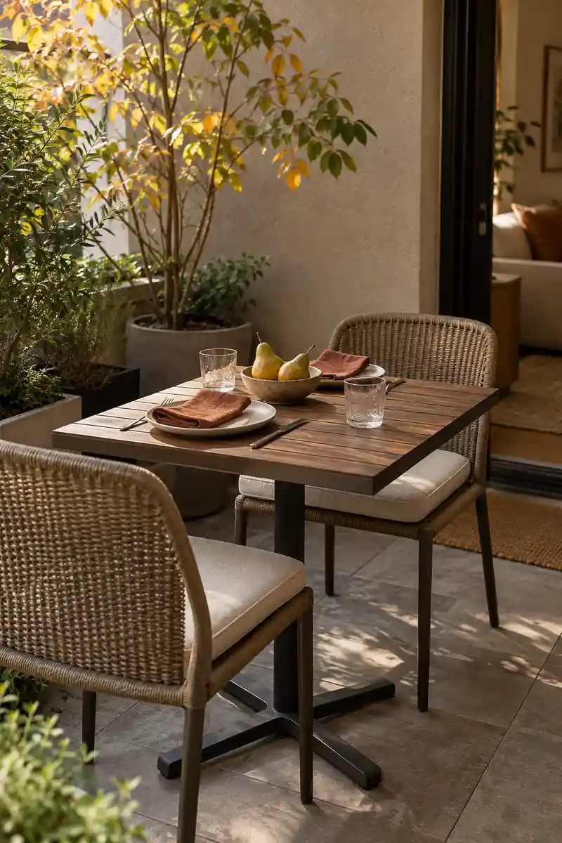 Autumn Cafe Table