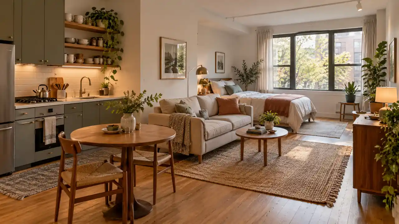 600 sq ft studio apartment layout ideas