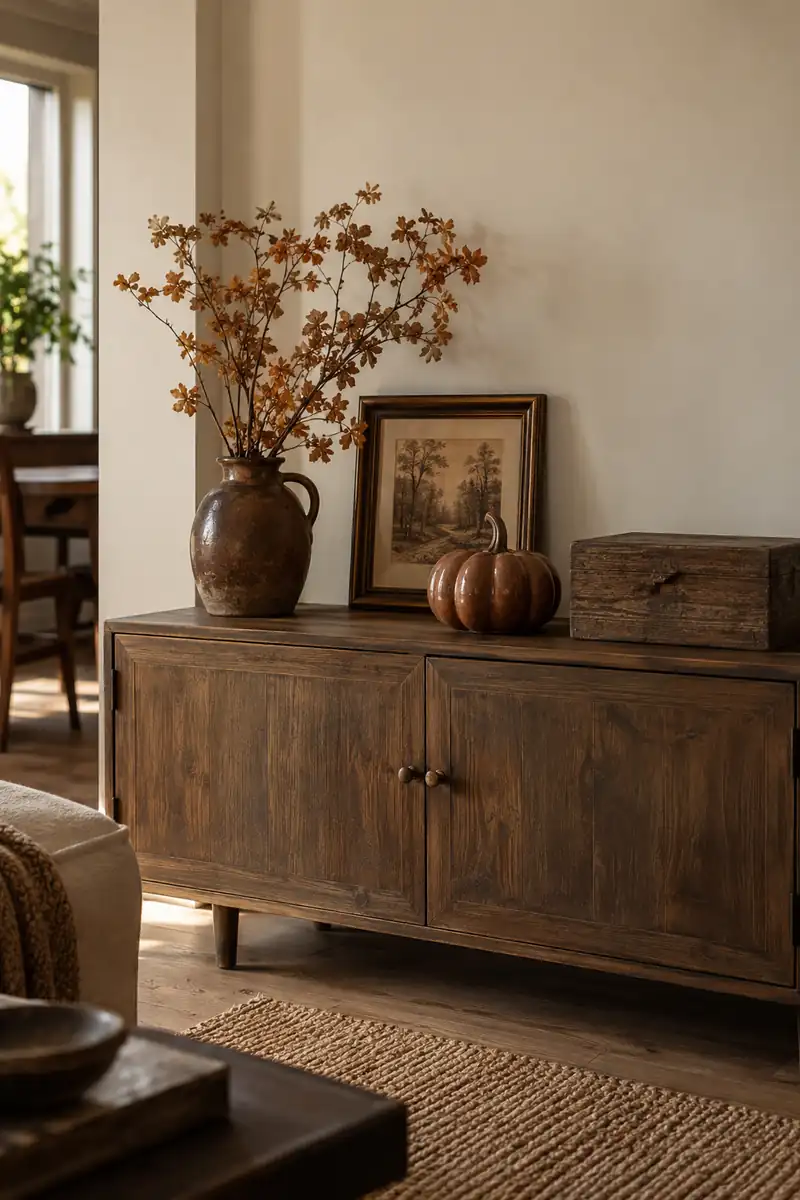 Sepia Cabinet Stillness