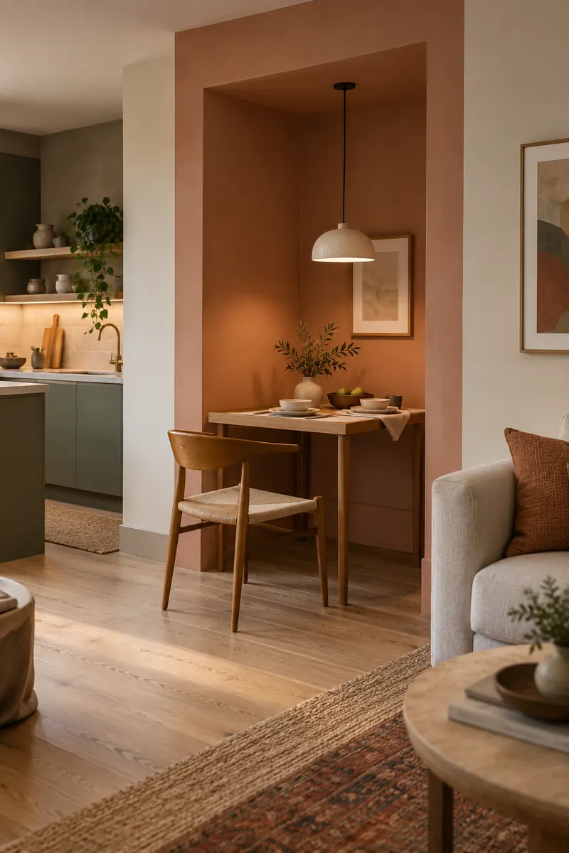 Painted Dining Alcove